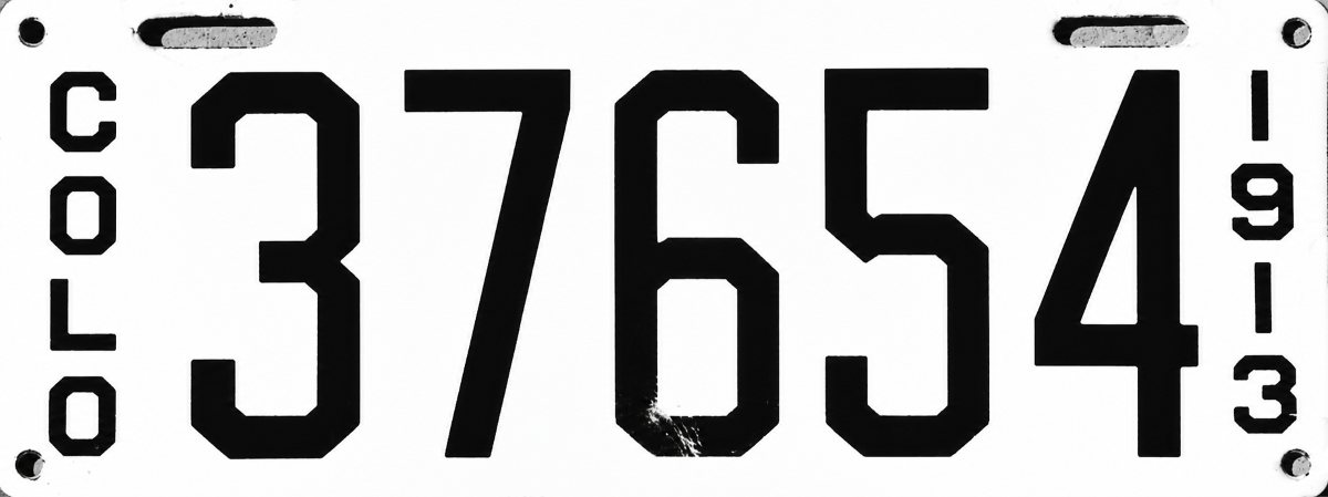 Colorado 1913 Porcelain Plate