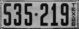 Texas 1926 Annual Plate