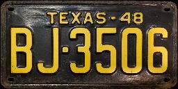 Texas 1948 Annual Plate
