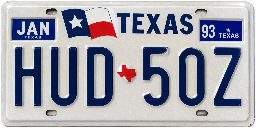 Texas 1992 Base Plate